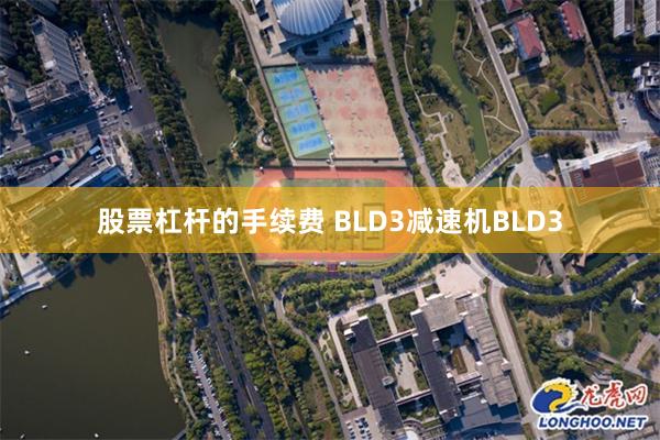 股票杠杆的手续费 BLD3减速机BLD3