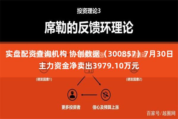 实盘配资查询机构 协创数据（300857）7月30日主力资金净卖出3979.10万元