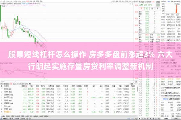 股票短线杠杆怎么操作 房多多盘前涨超3% 六大行明起实施存量房贷利率调整新机制