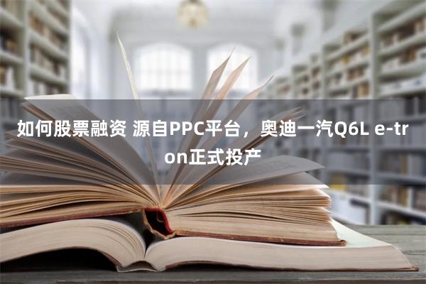 如何股票融资 源自PPC平台，奥迪一汽Q6L e-tron正式投产